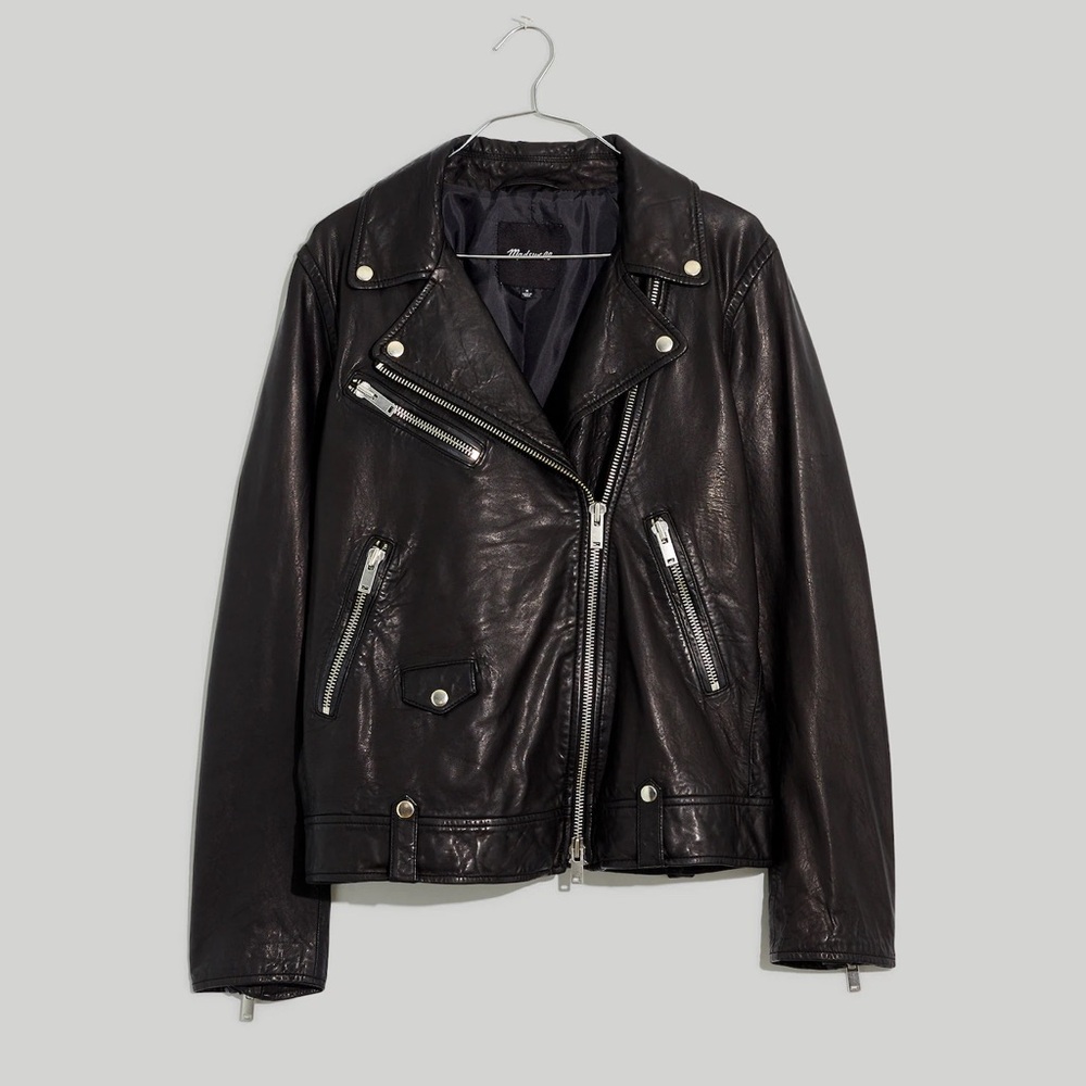 Madewell Oversized Leather Jacket